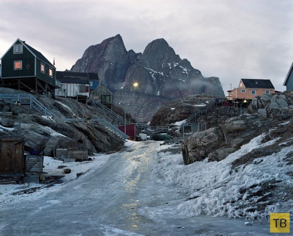 Городок Уманак (Uummannaq)  - летний курорт Гренландии (22 фото)