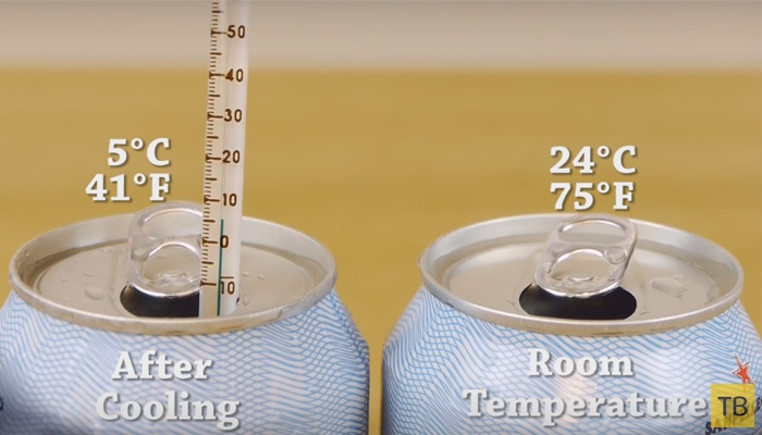 Как за 2 минуты охладить напиток, не разбавляя его льдом (фото + видео)