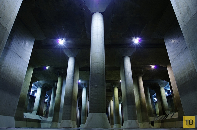 Подземное водохранилище под Токио (12 фото)