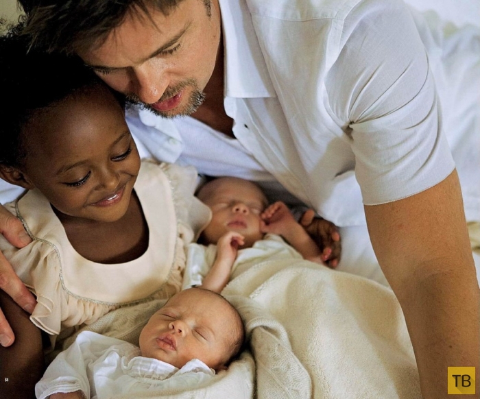Анджелина Джоли и Брэд Питт о воспитании детей (8 фото)