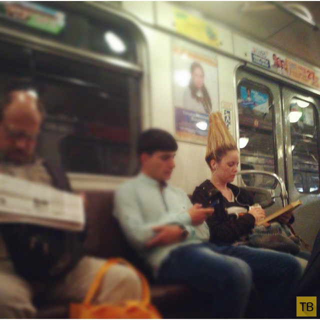 Чудики из метро (34 фото)