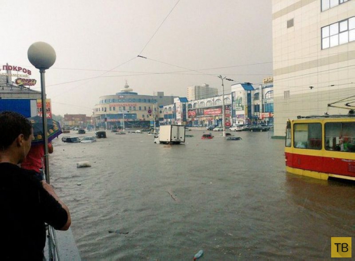 Наводнение в Курске (6 фото + 2 видео)