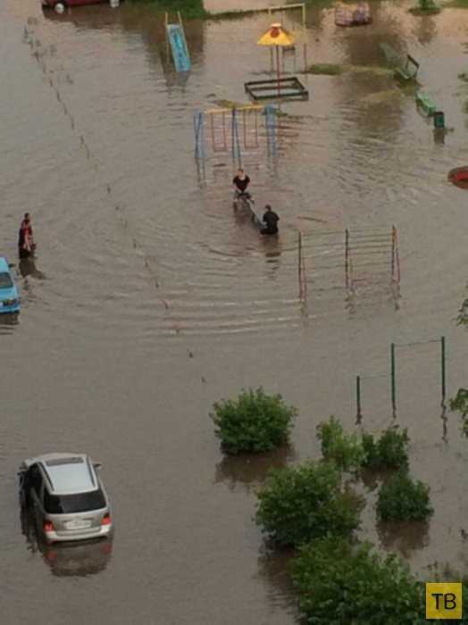 Наводнение в Курске (6 фото + 2 видео)