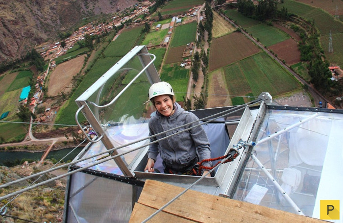 Необыкновенный отель на отвесной скале в Перу (12 фото)