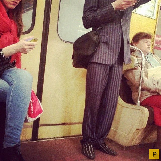 Модники из метро (30 фото)