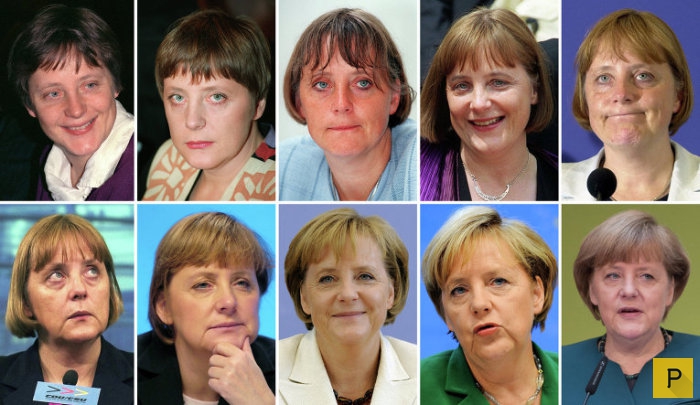 Подборка автобиографичных фотографий Ангелы Меркель (32 фото)