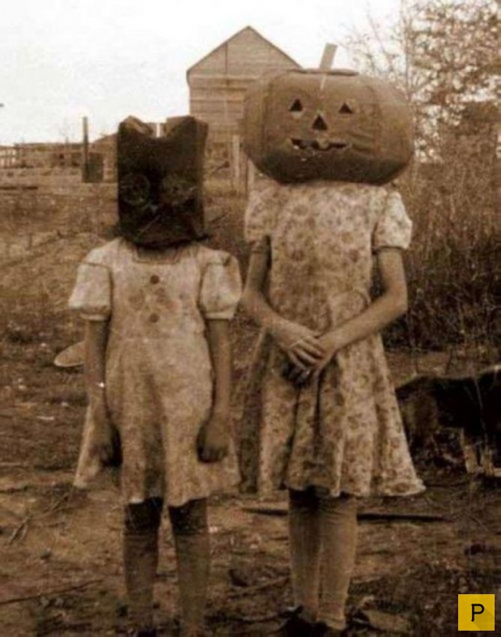Хеллоуин 100 лет назад (10 фото)