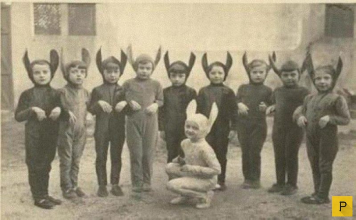 Хеллоуин 100 лет назад (10 фото)