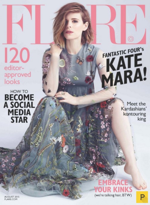 Американская актриса Кейт Мара в августовском Flare (5 фото)