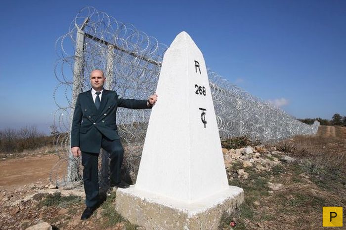 Ограждение на болгарско-турецкой границе (6 фото)