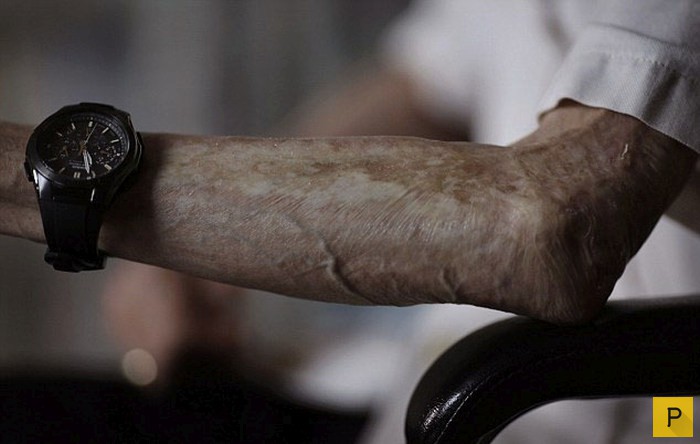 86-летний житель Нагасаки, выживший после ядерной бомбардировки (10 фото)