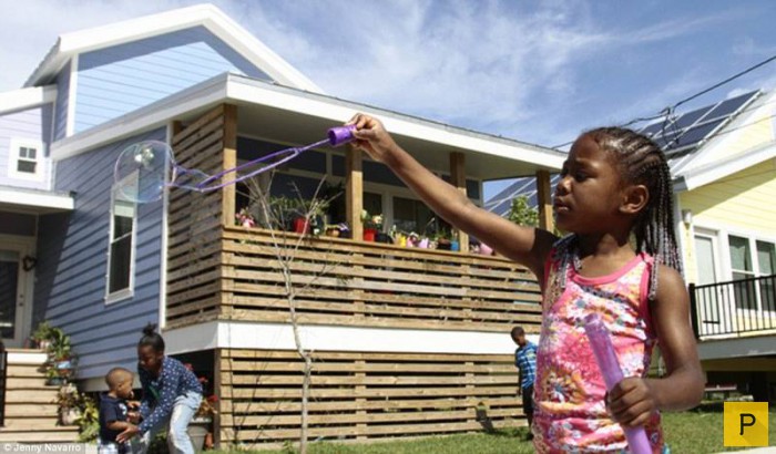 Фонд Брэда Питта построил 109 домов для жителей Нового Орлеана, пострадавших от урагана Катрина (19 фото)