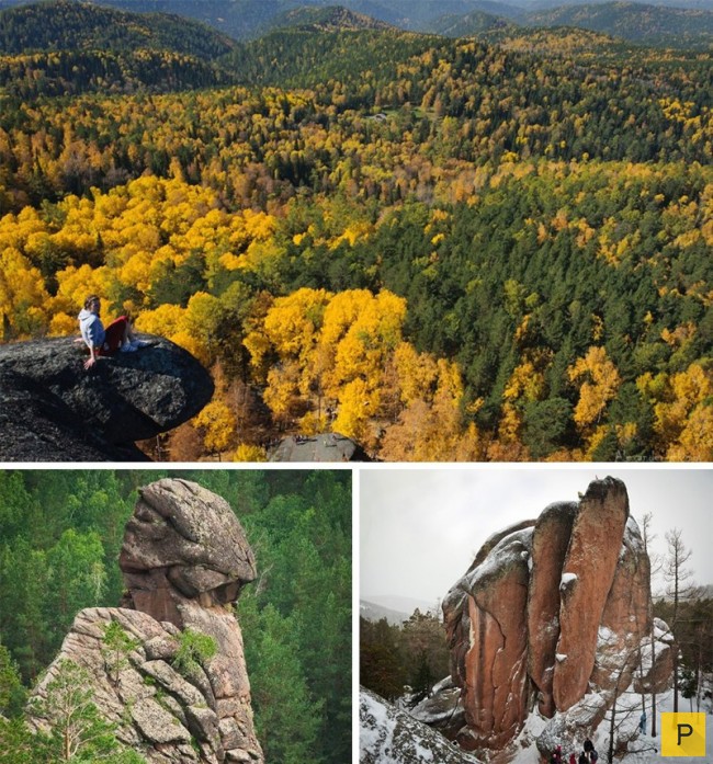 Пеший туризм в России - самые красивые места (10 фото)
