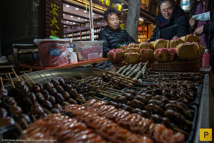 Еда на улицах Китая (27 фото)
