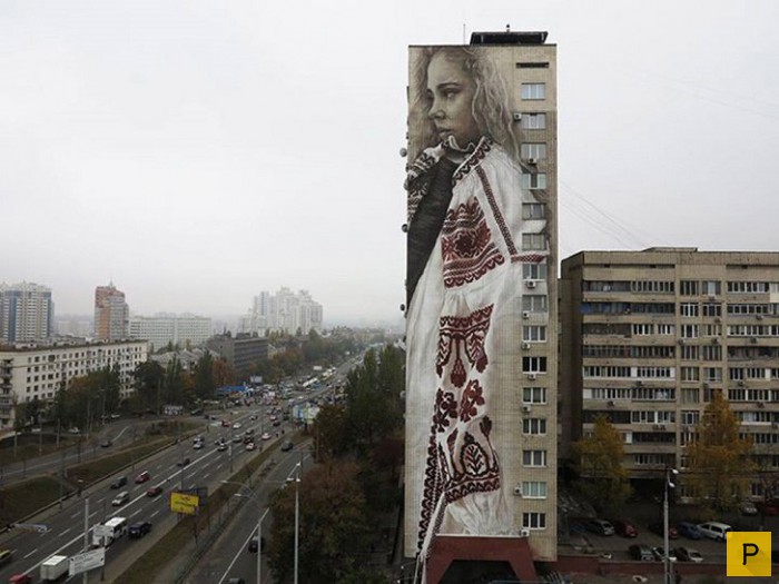 Впечатляющие уличные картины в Киеве (15 фото)