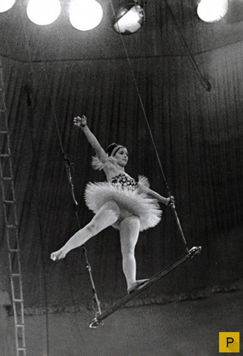 Наталья Варлей в период работы в Московском цирке на Цветном бульваре (5 фото)