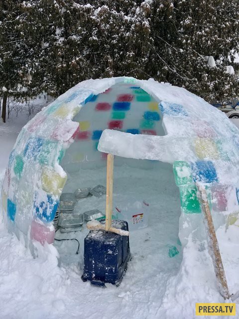 Иглу из льда и рисование на снегу. 5 новых идей для зимних прогулок с детьми