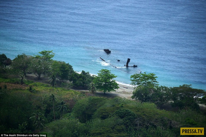 Следы войны на островах Тихого океана (26 фото)