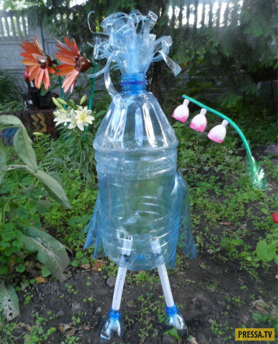 Мебель из пластиковых 5 литровых бутылок своими руками