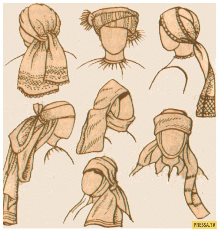 Виды старинных головных уборов и правила их ношения (21 фото)
