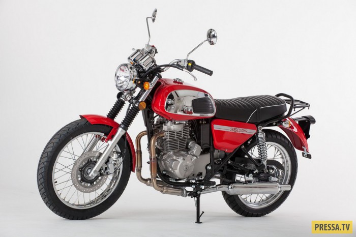  Jawa 350 OHC мотоцикл с классическим видом и новой начинкой (7 фото)