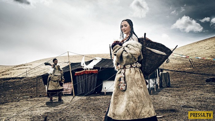 Традиция многомужества в Тибете (5 фото)