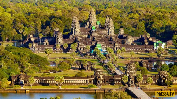 Полная загадок столица древних кхмеров Ангкор (9 фото)