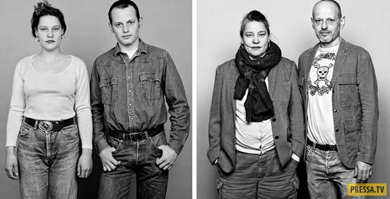Необычный фотопроект Барбары Давац: как изменились люди за 30 лет (10 фото)