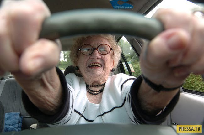 Бабка за рулем
