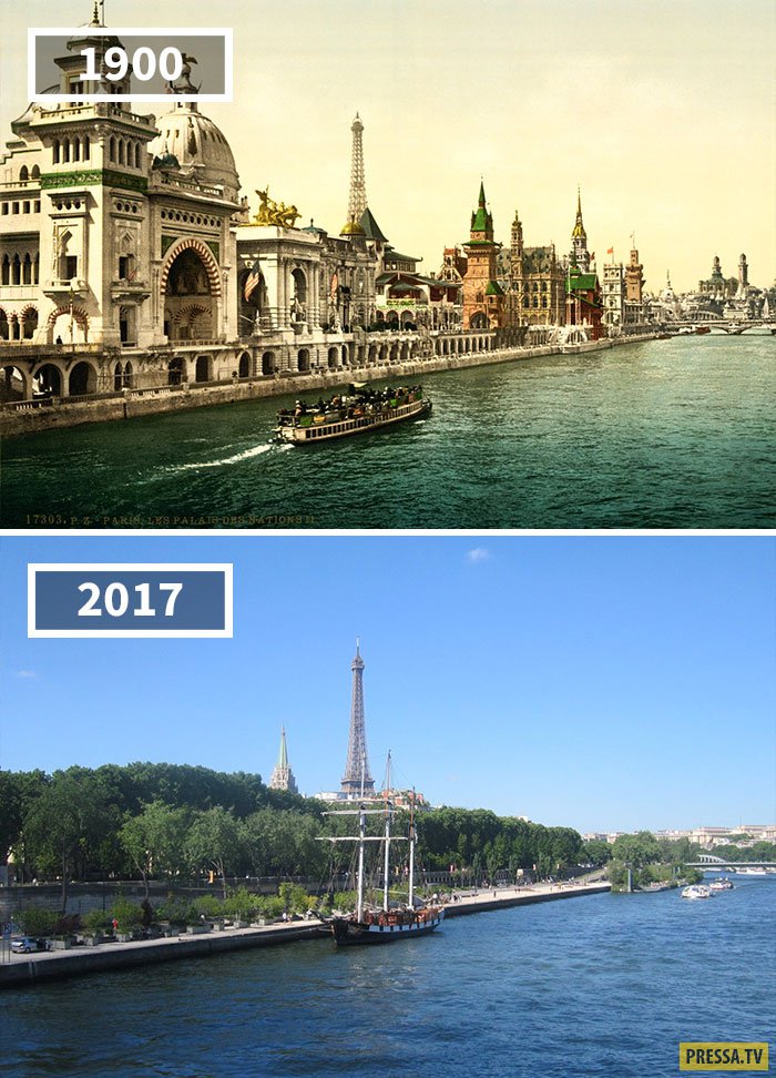 Как мир изменился за последние 100 лет (20 фото)