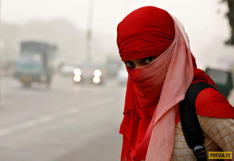Индийская столица задыхается от токсичного смога (20 фото)