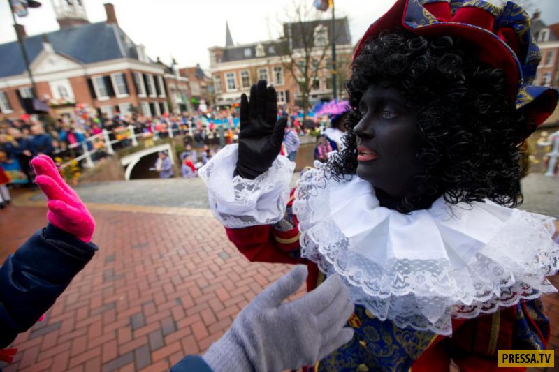 Black Pete - традиционный, но не обычный детский карнавал в Голландии (11 фото)