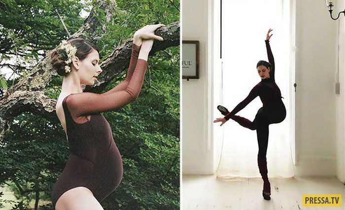 Известная балерина Мэри Хелен Боуэрс танцует даже перед родами (13 фото)
