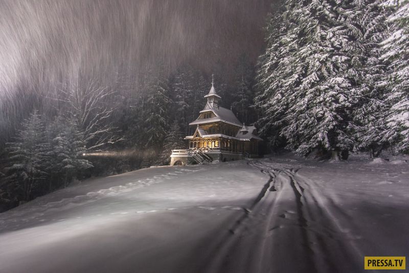 Волшебство зимы в польских горах (20 фото)