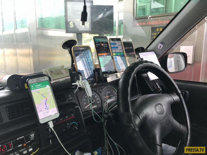 Странности гонконгских таксистов (9 фото)