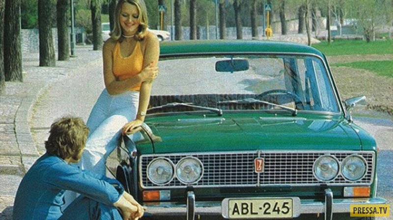 Советская автомобильная реклама 70-х годов (9 фото)