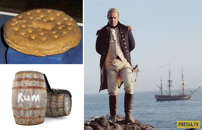 Червивые сухари и гнилая солонина: шокирующее питание моряков 18 века (12 фото)