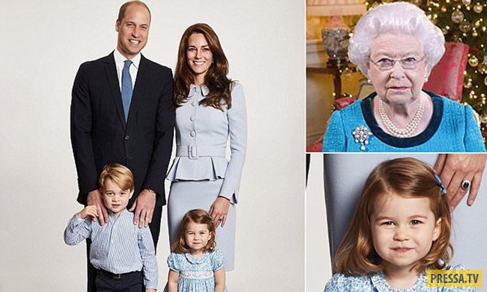 Традиционные рождественские фотографии королевской семьи Великобритании (10 фото)