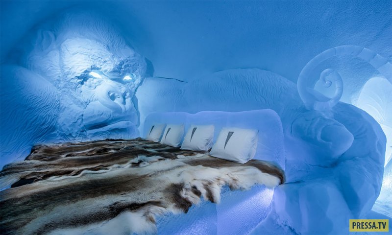 Невероятная красота отеля Icehotel в Лапландии (8 фото)