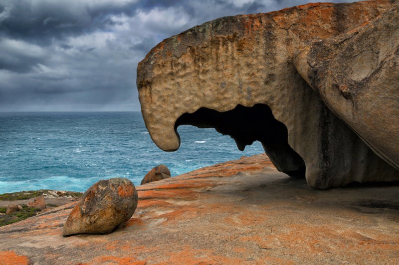 Remarkable Rocks (Поразительные скалы) на острове Кенгуру в Австралии (10 фото)
