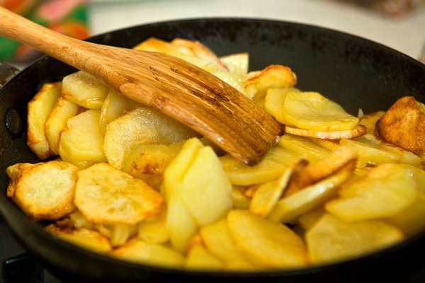 Самая вкусная жареная картошка