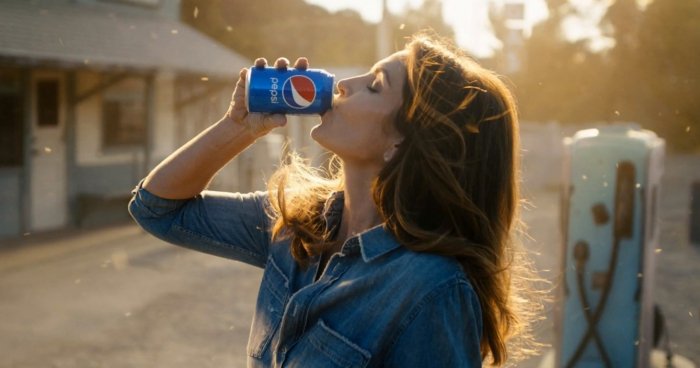 Возвращение Синди Кроуфорд на 26 лет назад в рекламе прохладительного напитка (2 видео, 2 фото)
