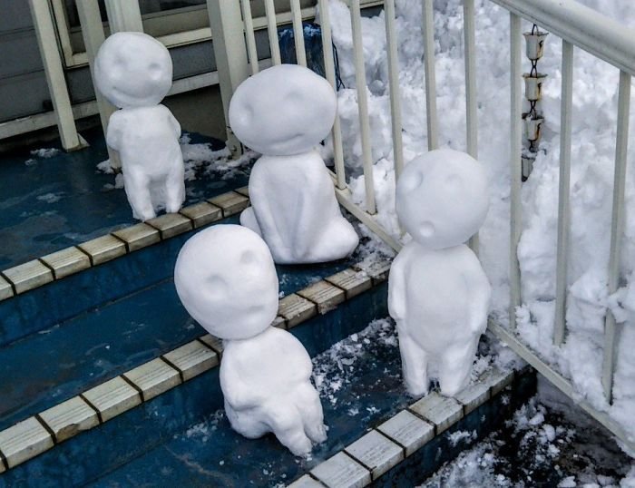 Японские снеговики (50 фото)