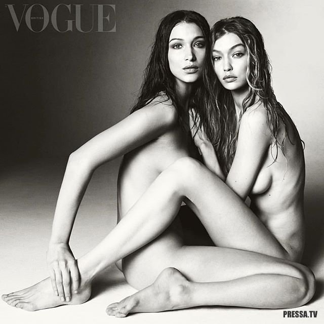 Роскошные сестры Белла и Джиджи Хадид снялись для Vogue (5 фото)