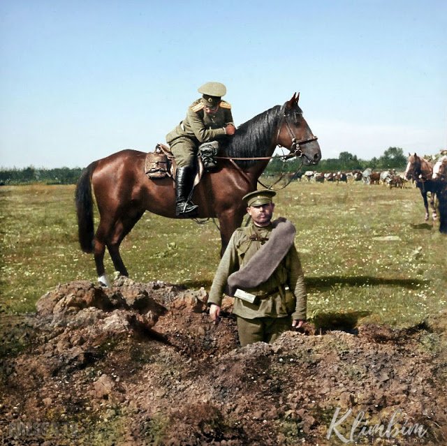 Колоризированные исторические фотографии: Российская армия во время Первой мировой войны