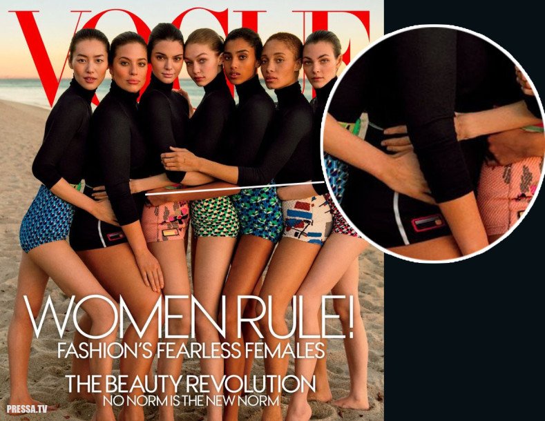 Самые раскритикованные фотографии журнала "Vogue"