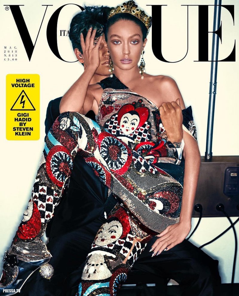 Итальянский Vogue переусердствовал с фотошопом Джиджи Хадид