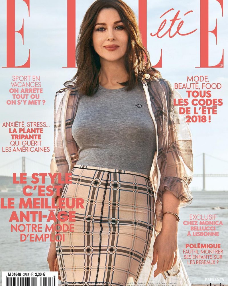 Моника Беллуччи во французском ELLE Magazine (июль 2018 года)
