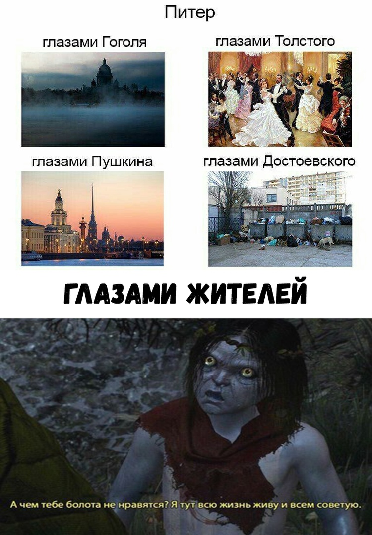 Тут можно жить. Мемы про жителей Питера. Мемы про петербуржцев. Мемы про Питер и болото. Разные мемы.
