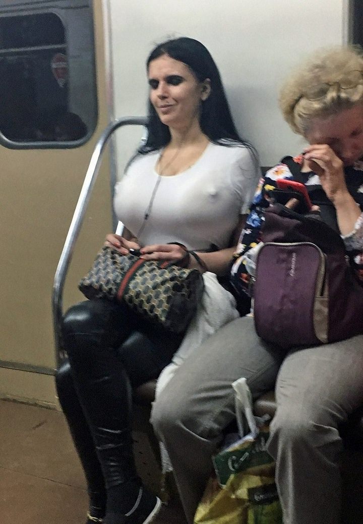 Чудаки и модники в метро
